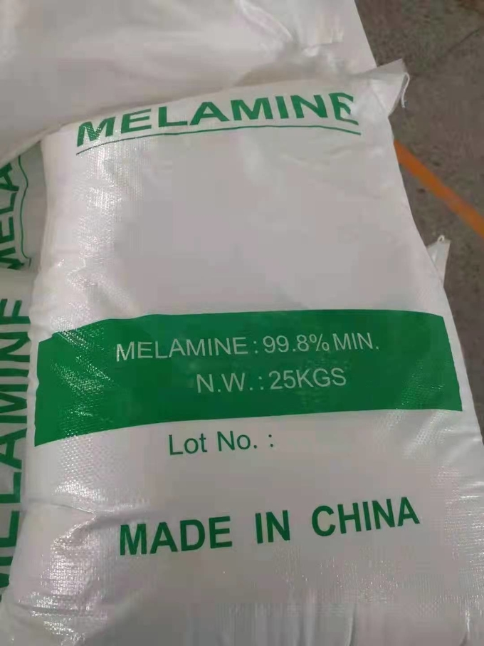 Blanc 108-78-1 poudre de moulage de mélamine 99,8 % ustensiles de table de mélamine 3